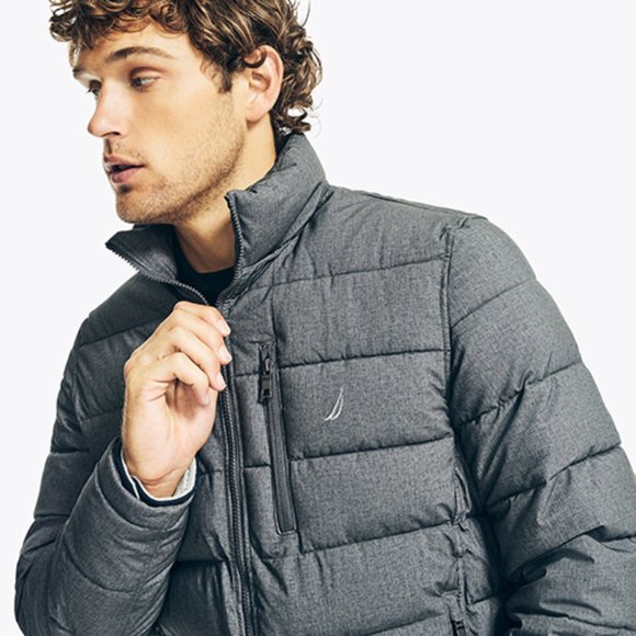 MEN QUILTED PUFFER JACKET NAUTICA - Picture 7 of 11